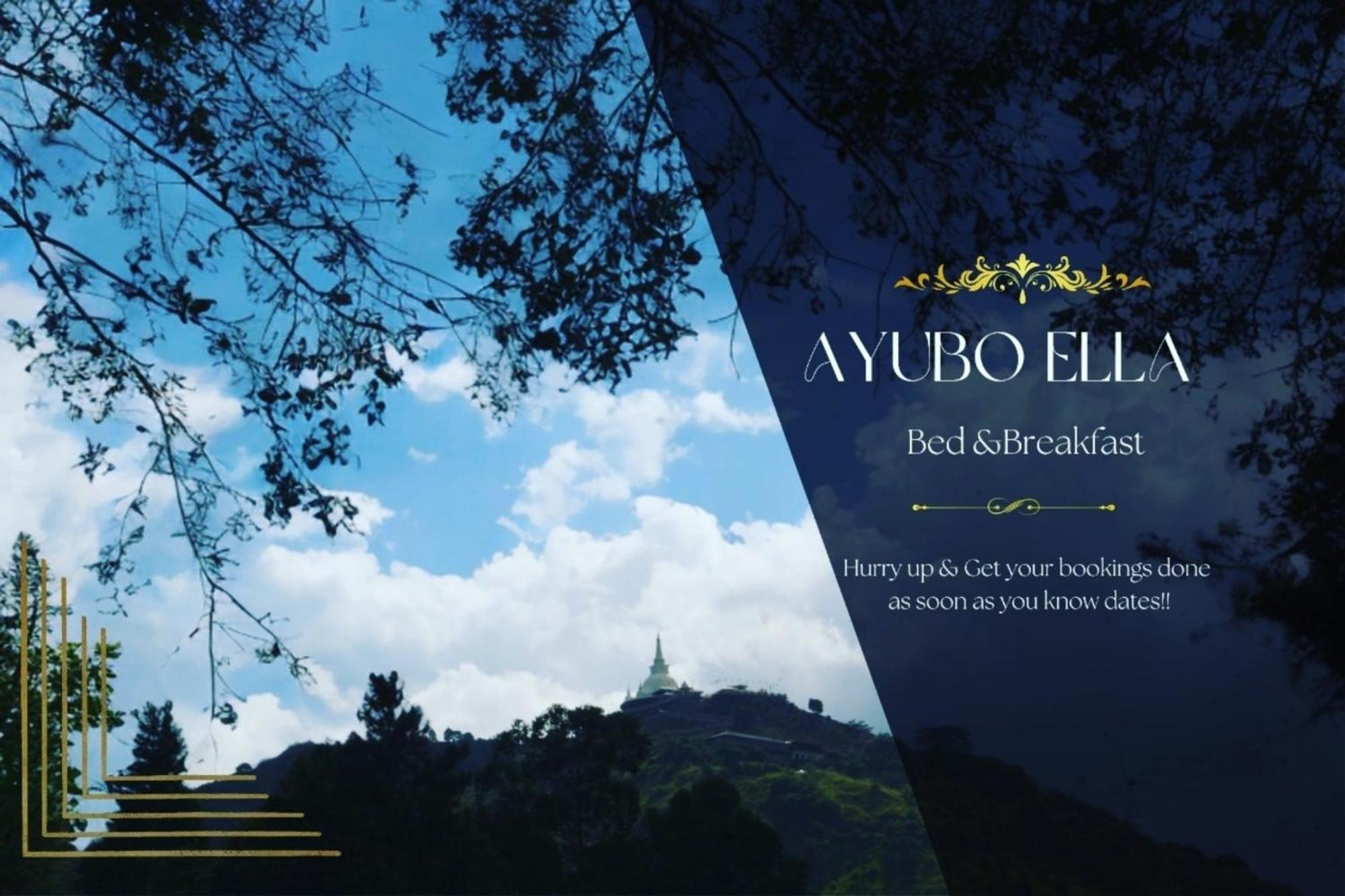 Ayubo Ella - Bed & Breakfast Kültér fotó
